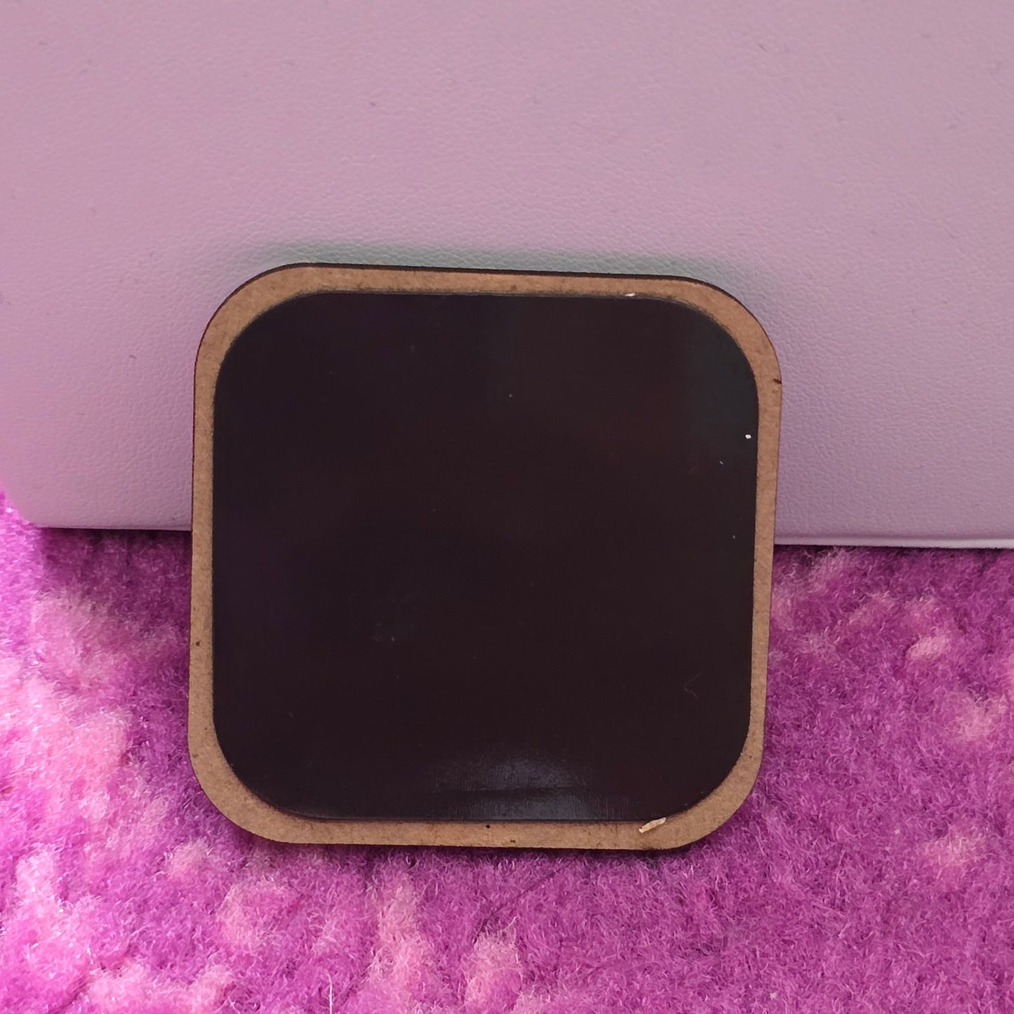 Mama Blue Handmade Square Refrigerator Magnet