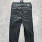 064. American Eagle Black Skinny Denim Stretch Pants Jeans Juniors Girls Size 0R