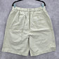PBX Basics Khaki Tan Pullon Cargo Bermuda Pants Shorts Plus 16W