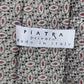 Piatra Private Gray Black Red Geometric Executive 100% Silk Italy Mens Neck Tie