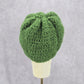 Green Crochet Knit Bucket Cap Hat Fun Vintage Y2K Funky Beanie