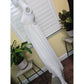 In Bloom White Sheer Lace Bead Fairy Cottage Lingerie Feminine Dress Medium