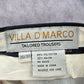 Villa D'Marco Tailored Trouser Gray Executive Office Work Dress Pants 36x30