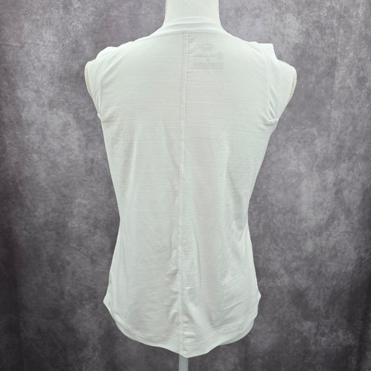 Talbots White Sportswear UPF 50+ Protection Active Tank Top Small Petite SP