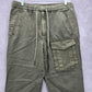 Armani Exchange Green Pullon Cargo Straight Tapered Pants 31