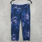 Old Navy Active Cropped Capri Blue Purple Yoga Stretch Pants Leggings M Medium