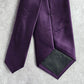 Croft & Barrow Solid Purple Polyester Men's Neck Tie