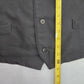 Fashion Seal Black 5 Button Pocket Waistcoat Formal Suit Vest 40R Medium