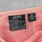 Kasper Pink Pencil Knee Length Suit Lined Metallic Evening Mauve Skirt Medium 10