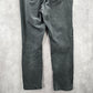 141. Lee Classic Fit Black Straight Gray Denim Pants Jeans 14M