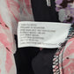 Xhilaration Black Floral Sheer Boho Flowy Beach Swim Cover Up Duster Kimono L/XL
