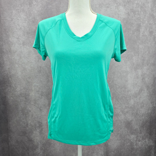 Champion Duo Dry Green Sportwear Active Short Sleeve Tshirt Top Small