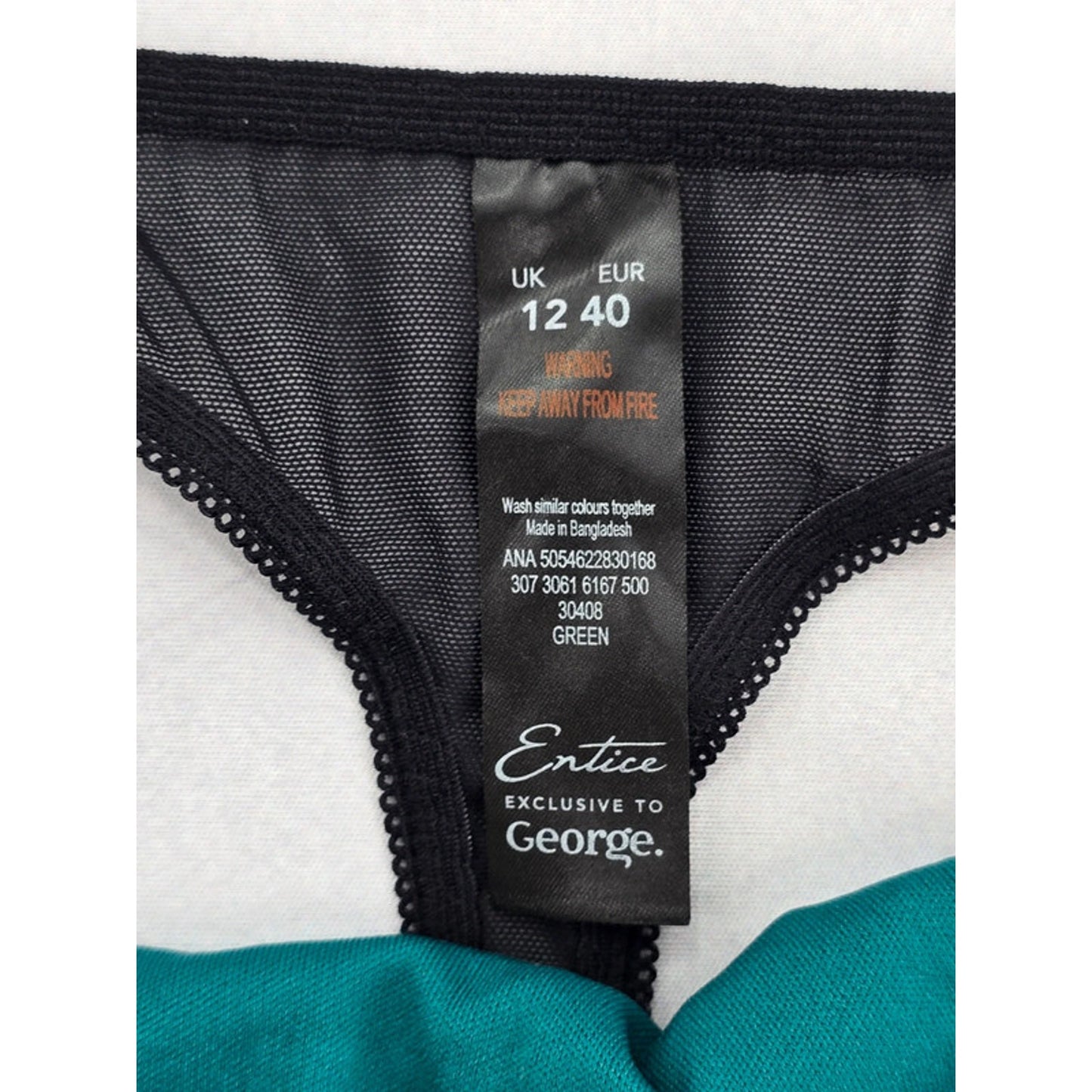 George Green Lace Panty Lace Dainty Whimsy Sexy Goth Fairy Coquette Bridal Large