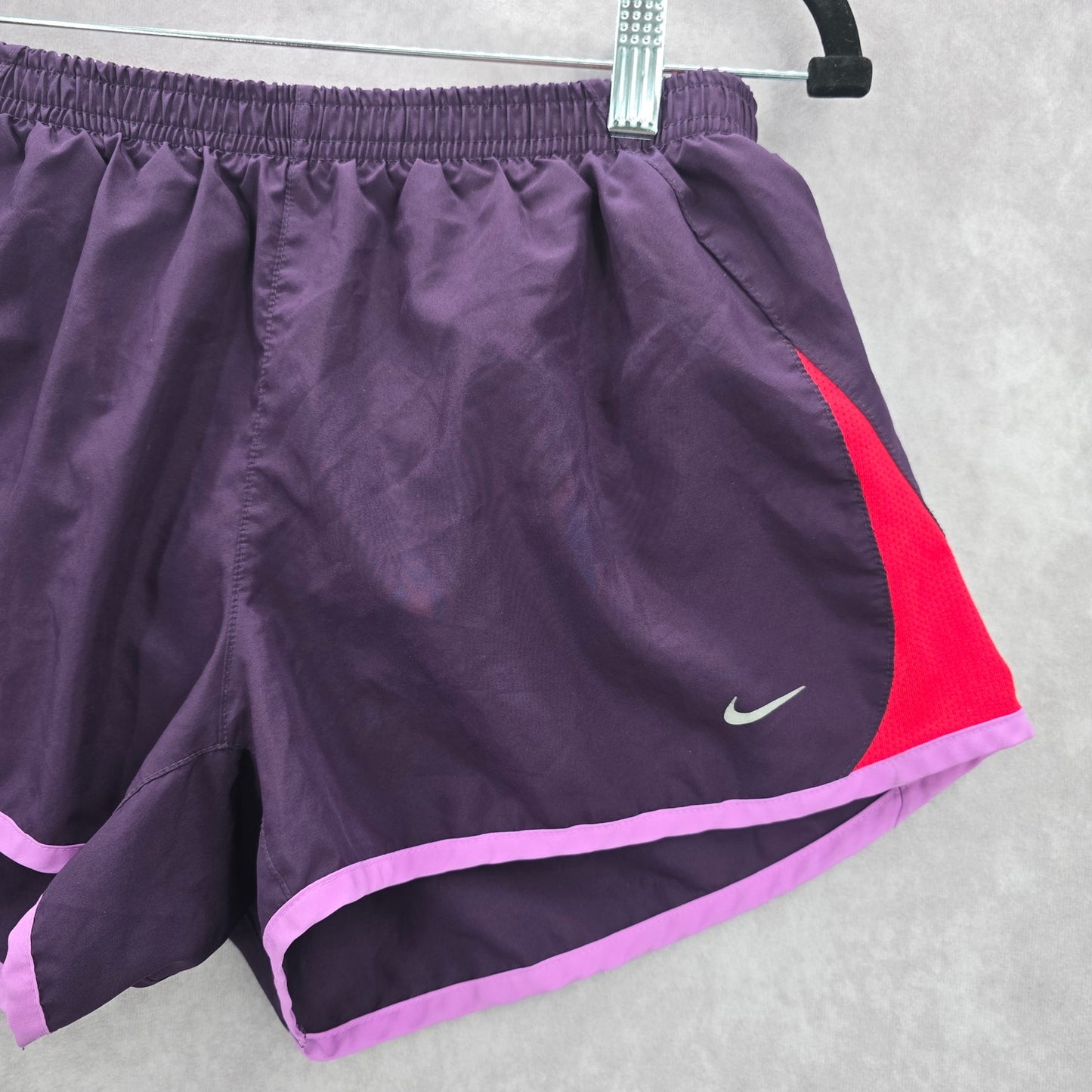 Nike Purple Pull On Athletic Running Activewear Sportswear Shorts Large