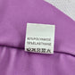 Purple White Floral Tie Front Padded Bikini Top Swimwear Medium