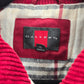 Gallery Red Quilted Plaid Snap Button Coat Parka Puffer Jacket Extra Large XL