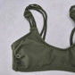 Xhilaration Green Padded Crochet Beach Bikini Bralette Swim Top S Small