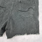 Levi Black Heritage High Rise Flat Front Jeans Denim Bottoms Pants Shorts 16W