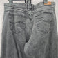 025. Lee Relaxed Straight Leg Gray Black Denim Pants Jeans 16M