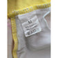 Yellow Sleeveless Geometric Pattern Top Medium