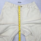 Riders Casual Cream Stripe Preppy Polo Chino Office Vacation Trouser Pants 12P