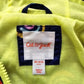 Cat & Jack Blue Green Zip Up Rainbow Hood Raincoat Coat Jacket Girls XS 4/5