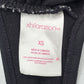 Y2K Black High Neck Macrame VTG Mermaid Bralette String Strap Bikini Top Size XS