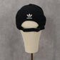 Adidas Black Athletic Sports Cotton Cloth Strap Cotton Buckle Baseball Cap Hat