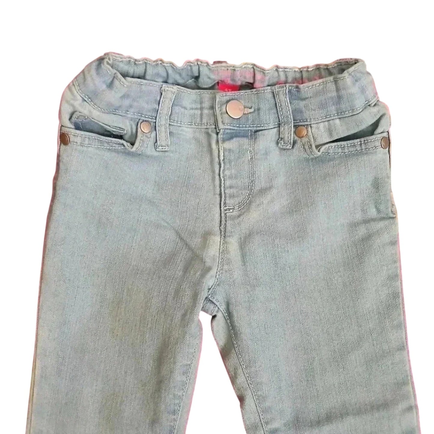 The Children's Place Light Blue Skinny Jeans Adjustable Toddler Denim Girls 4T