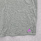 Adidas Gray Ultimate Tee Racerback Sleeveless Tank Top Large