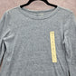 a.n.a. A New Approach Blue Long Sleeve Cotton Lounge Basic Top Extra Small XS