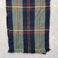 Blue Green Plaid Tartan Fringe Wrap Long Shawl Unisex Scarves Scarf
