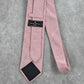 Bruno Pirttelli Pink Gray Polka Dot Geometric 100% Silk Men's Neck Tie