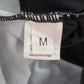 Black Blue Leaf Padded Straps Swimwear Tankini Tank Top Medium M