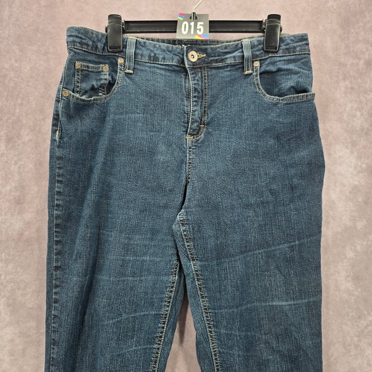 015. Merona Blue Bootcut Straight Denim Pants Jeans 14R