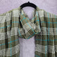 Cato Green Plaid Tartan Long Wrap Hijab Fringe Dupatta Shawl Scarves Scarf