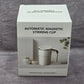 Magnetic Self Stirring Coffee Mug Cup Rechargeable Automatic Mixing LCD White