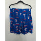 Texas Rangers Printed Blue Boxer Pajama Bottoms Mens Shorts Medium