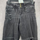 028. Blue Savvy Black Skinny Pants Denim Distressed Jeans 5/27