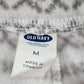 Old Navy White Gray Fleece Snowflake Sleep Pajama Bottoms Pants M Medium