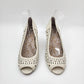 Kenneth Cole Reaction Chill 2 the Bone Cream White Woman's Shoe Size 7.5
