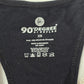90 Degree by Reflex Black Racerback Activewear Sleeveless Tank Top XS