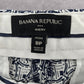 Banana Republic Navy Blue Avery Link Pattern Dress Executive Office Pants 8P