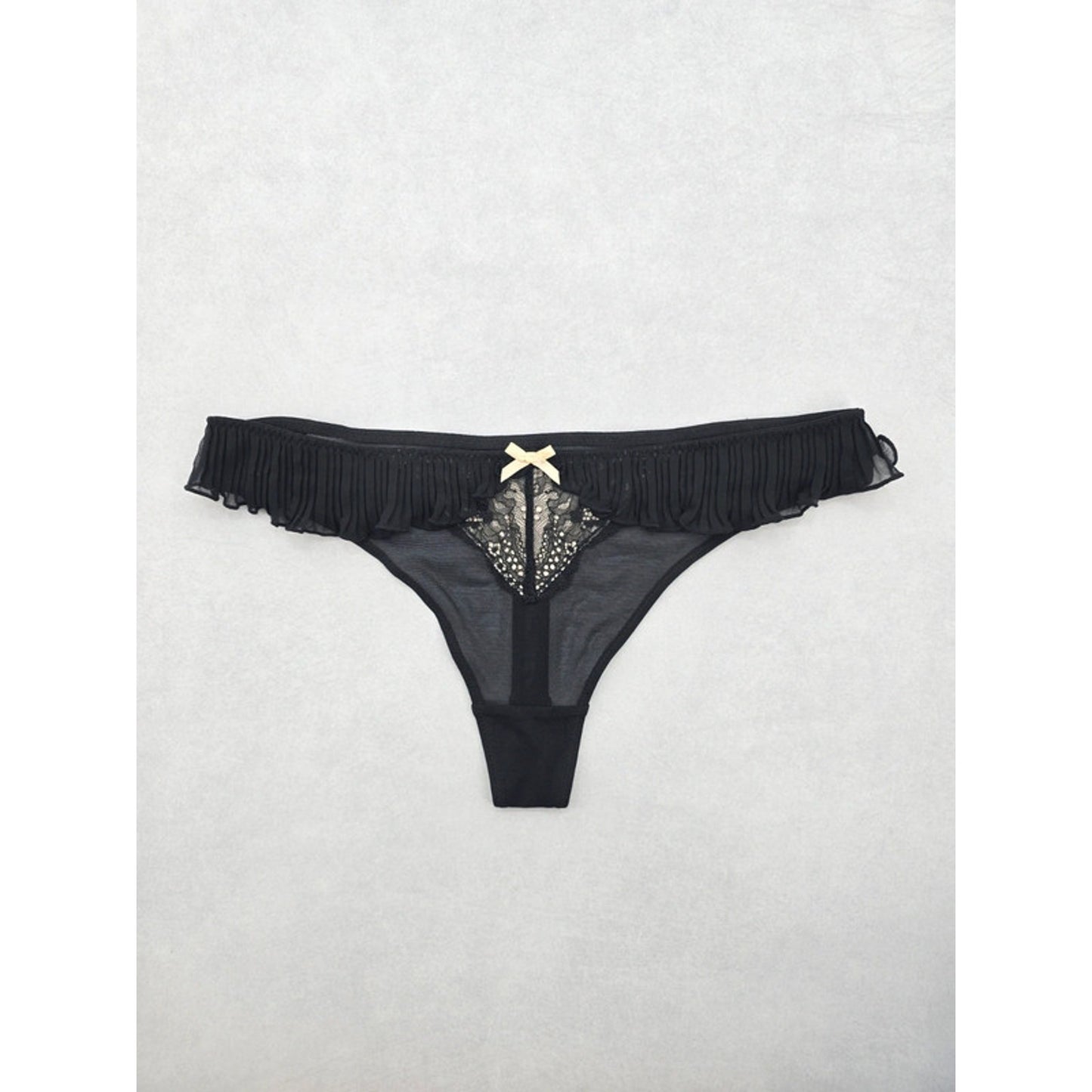George Black Lace Panty Lace Dainty Whimsy Sexy Goth Fairy Bridal Large