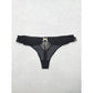 George Black Lace Panty Lace Dainty Whimsy Sexy Goth Fairy Bridal Large