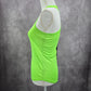 OMT Active Green Racerback Cutout Performance Sports Activewear Tank Top Small