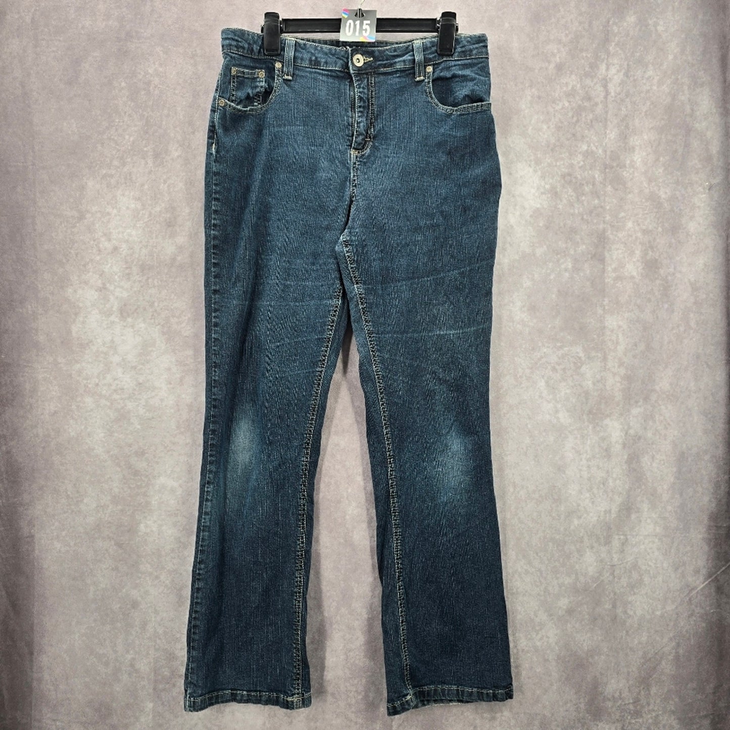 015. Merona Blue Bootcut Straight Denim Pants Jeans 14R
