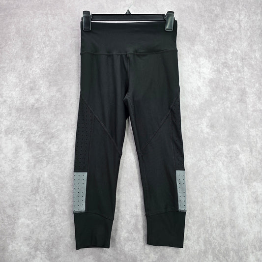 RBX Black Gray Cropped Activewear Legging Yoga Pants Bottoms Extra Small XS
