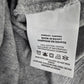 Nike Gray Long Sleeve Cropped Loose Fitted Tee Sports Cotton Active Top Medium
