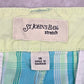 St Johns Bay Blue Plaid Bermuda Stretch Bottoms Pants Shorts Cotton 14